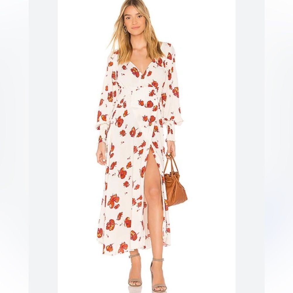 Free people so sweetly midi dress size XS